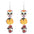 Wholesale  Halloween Wooden Color Printed Earrings
