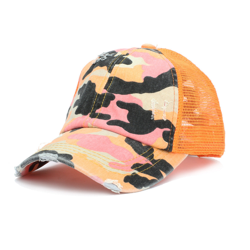 Wholesale Camouflage Cotton Mesh Baseball Cap ACC-HT-RongZhao031
