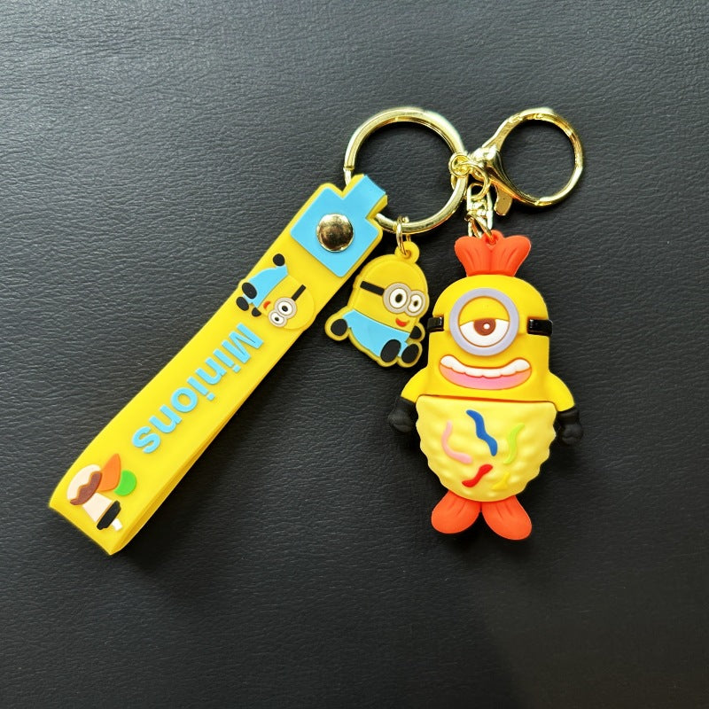 Wholesale Cartoon PVC Soft Glue Keychain ACCVIP-KC-WuY003