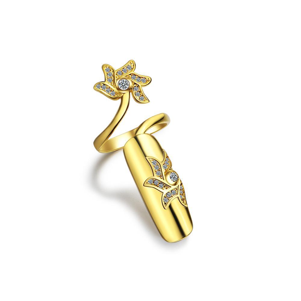 Wholesale creative open knuckle ring nail ring