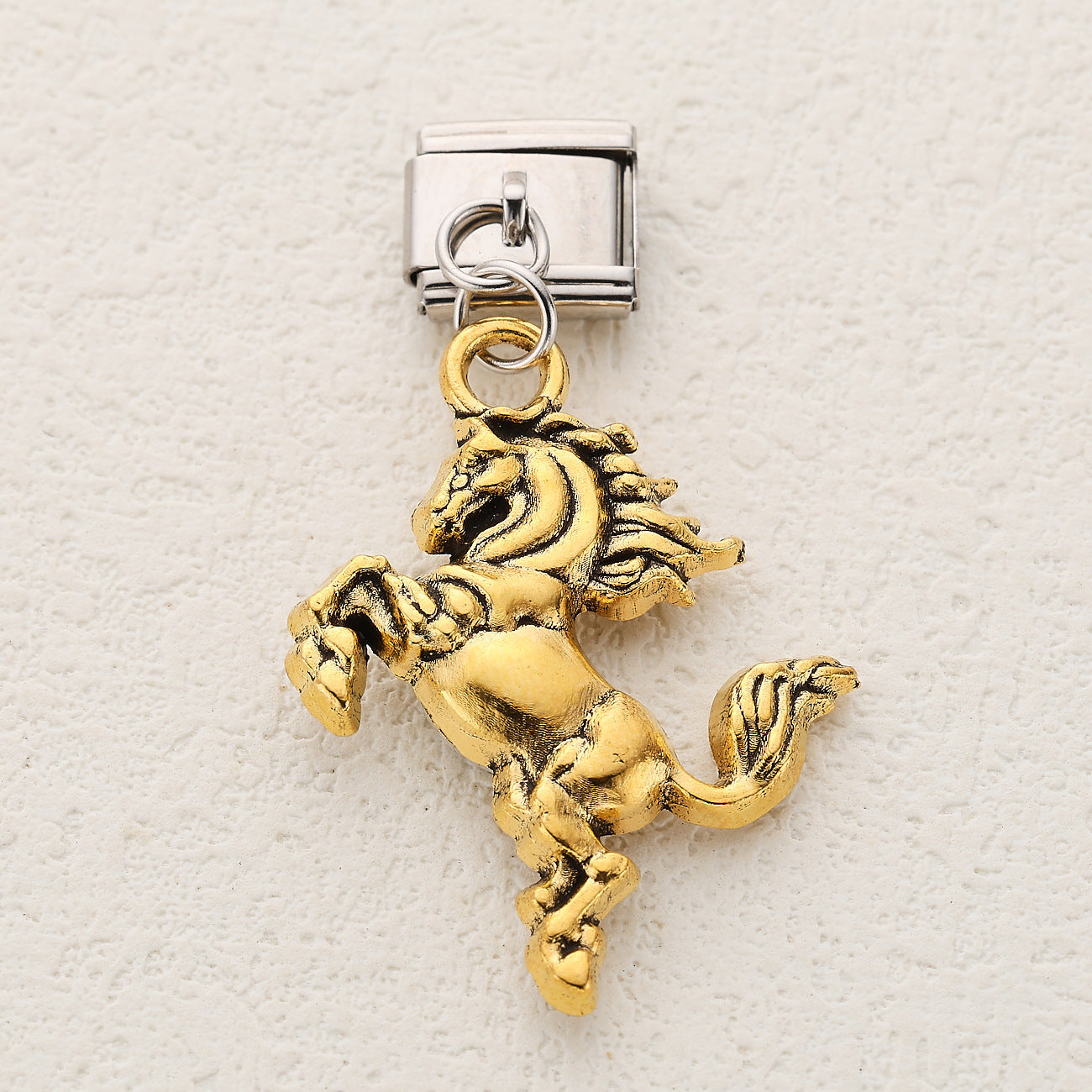 Wholesale 10pcs Italian Charm Bracelet 9mm DIY Splicing Western Cowboy Stainless Steel Composable Bracelet