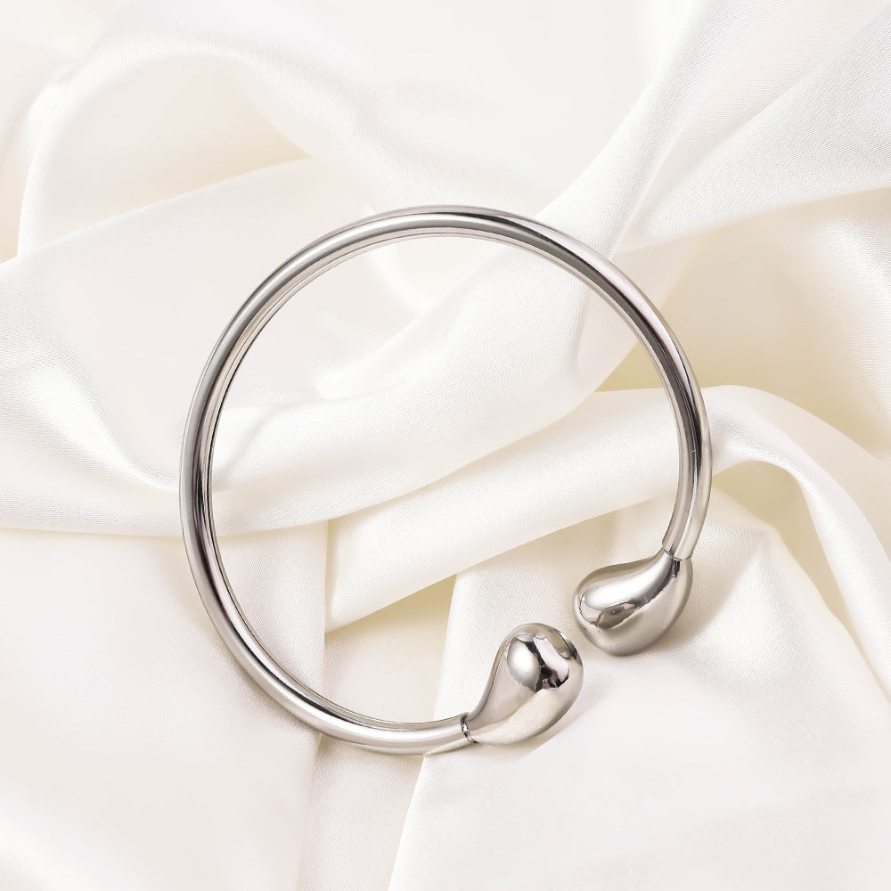 Wholesale Stainless Steel Water Drop Bracelet ACC-BT-RuiX008