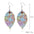 Wholesale  retro simple personalized niche leaf earrings