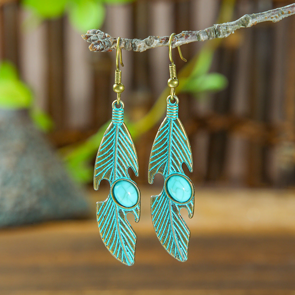 Wholesale  retro alloy earrings Bohemian fashion jewelry