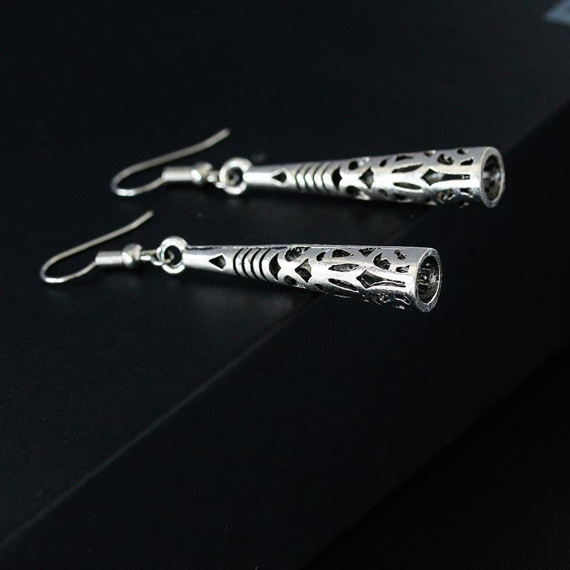 Wholesale Hollow Ethnic Style Carved Cute Bohemian Hollow Earrings