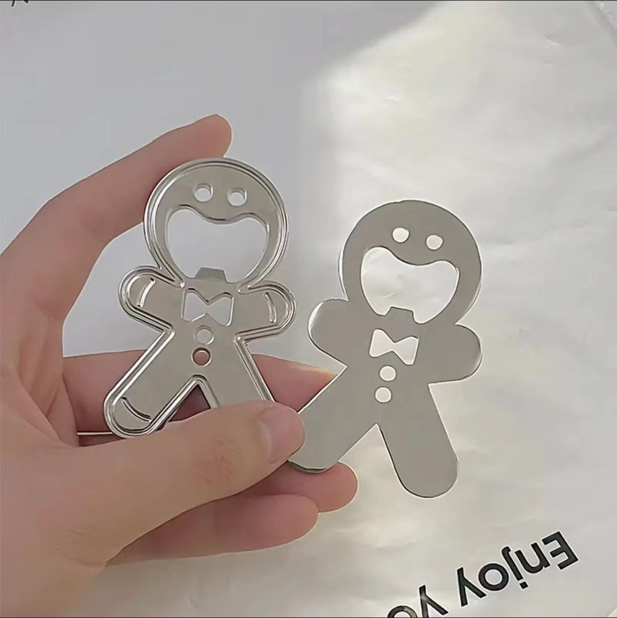 Wholesale Gingerbread Man Doll Refrigerator Magnet Bottle Opener ACC-BO-XunXin001