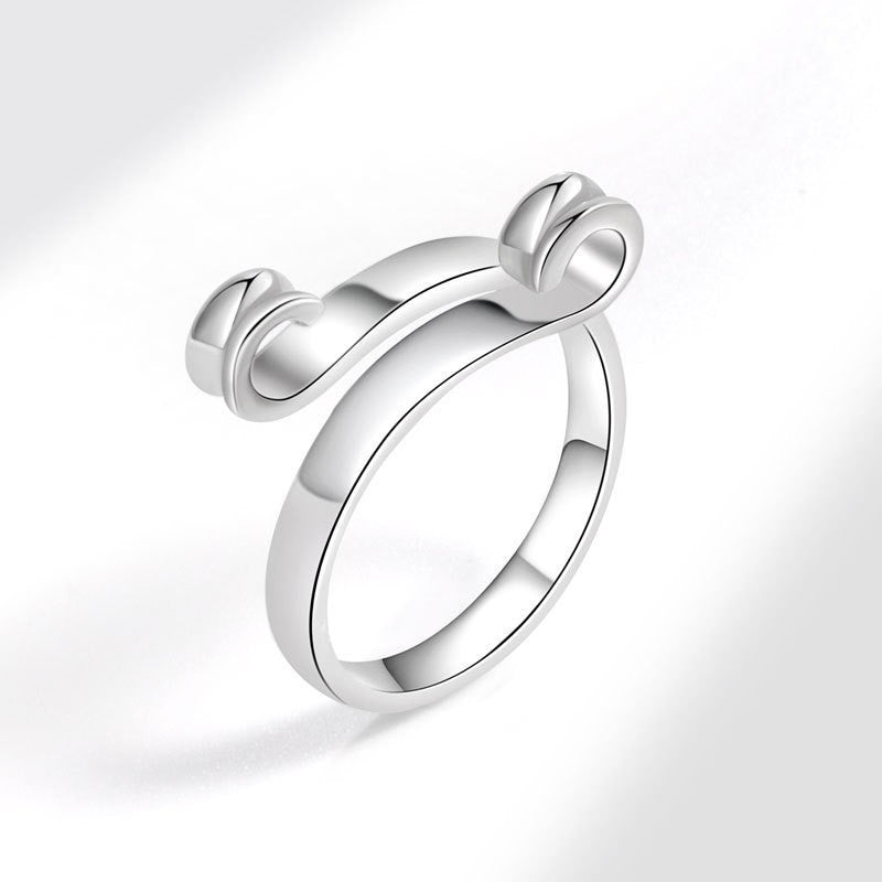 Wholesale Vintage Style Feather Flower Pattern Ring Set