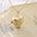 Wholesale Copper Plated Real Gold Butterfly Star Eye Love Photo Clip Pendant Necklace