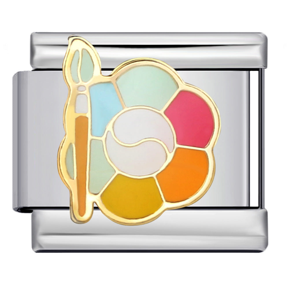 Wholesale Italian Charm Bracelet 9mm DIY Splicing Removable Sports Hobbies Stainless Steel Composable Bracelet