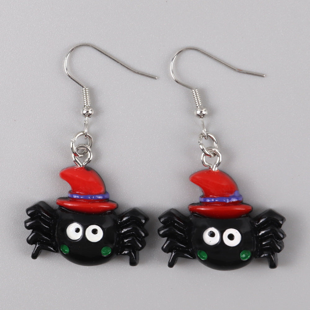 Wholesale  Ghost   Carnival Night Ghost Ghost Head Doll Blood  Earrings