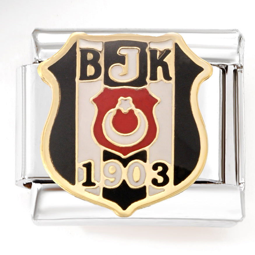 Wholesale Italian Charm Bracelet 9mm DIY Splicing Egyptian Desert Series Stainless Steel Composable Bracelet