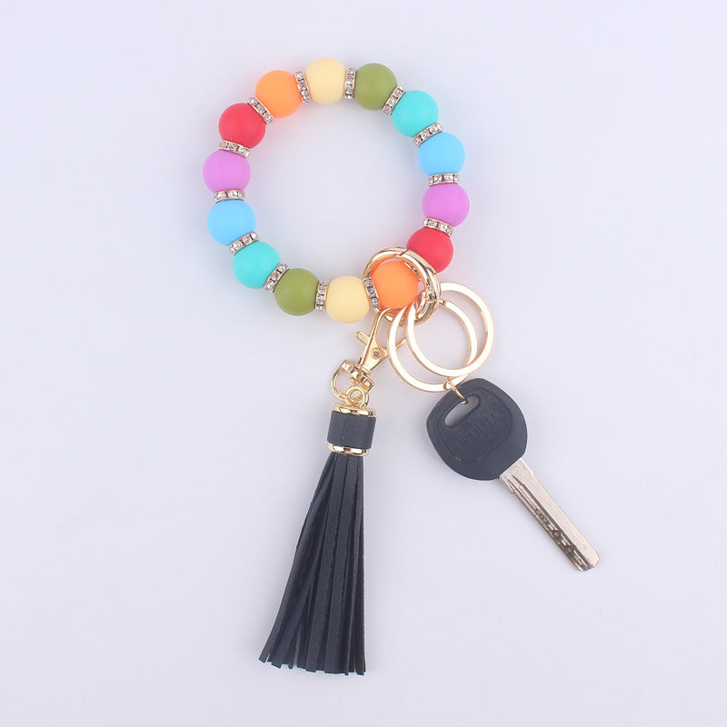 Wholesale Silicone Bracelet Wrist Keychain
