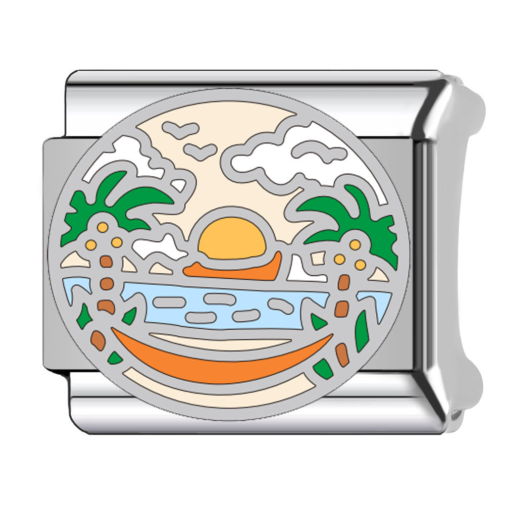 Wholesale  Italian Charm Bracelet 9mm DIY  Cartoon   Creative Stainless Steel Composable Bracelet