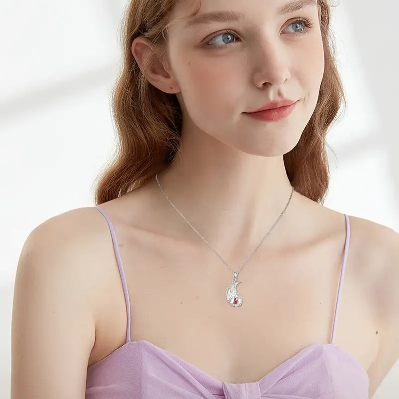 Wholesale Christmas Day and Night Tai Chi Bagua Necklace