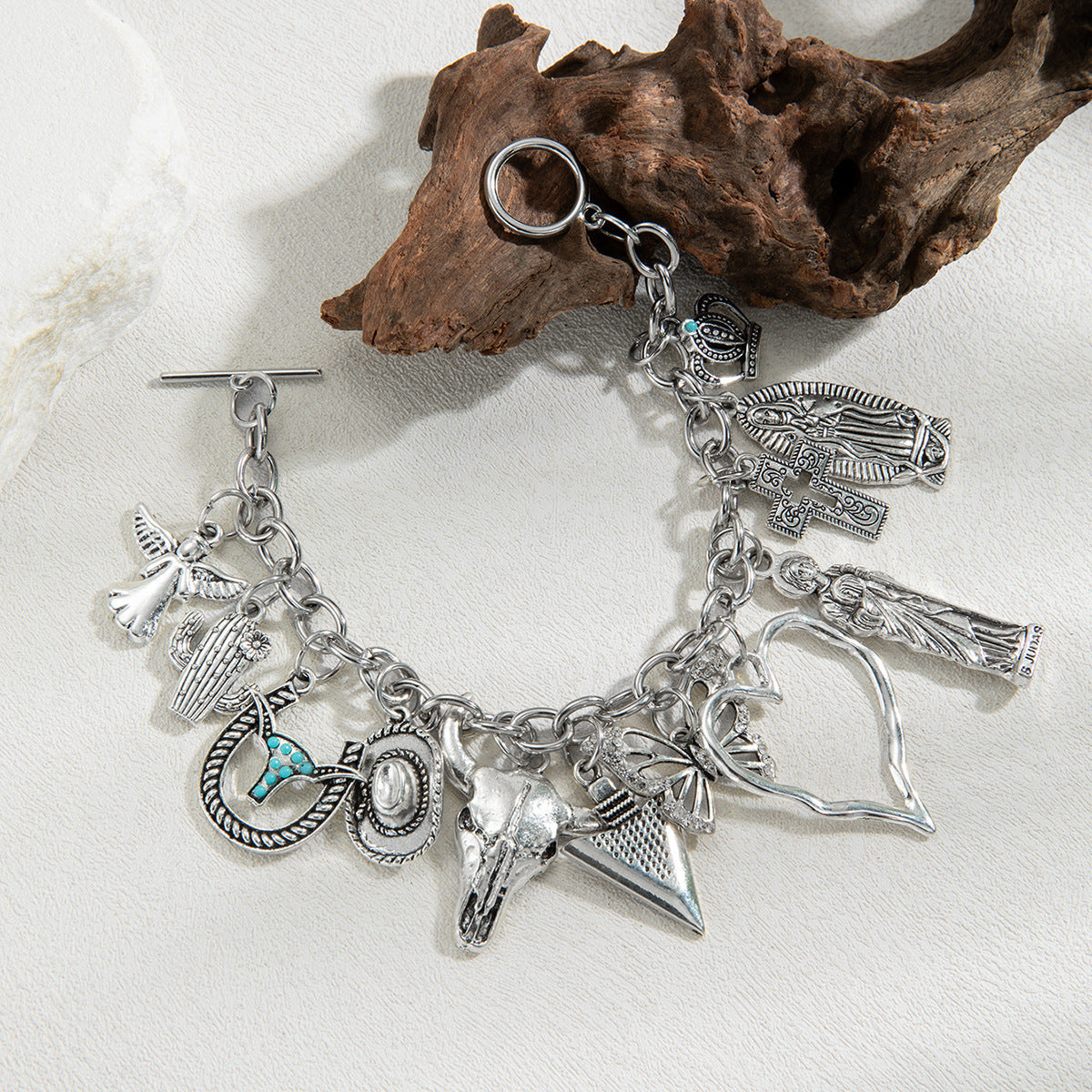 Wholesale Angel Alloy Taurus Maria Cross Bracelet