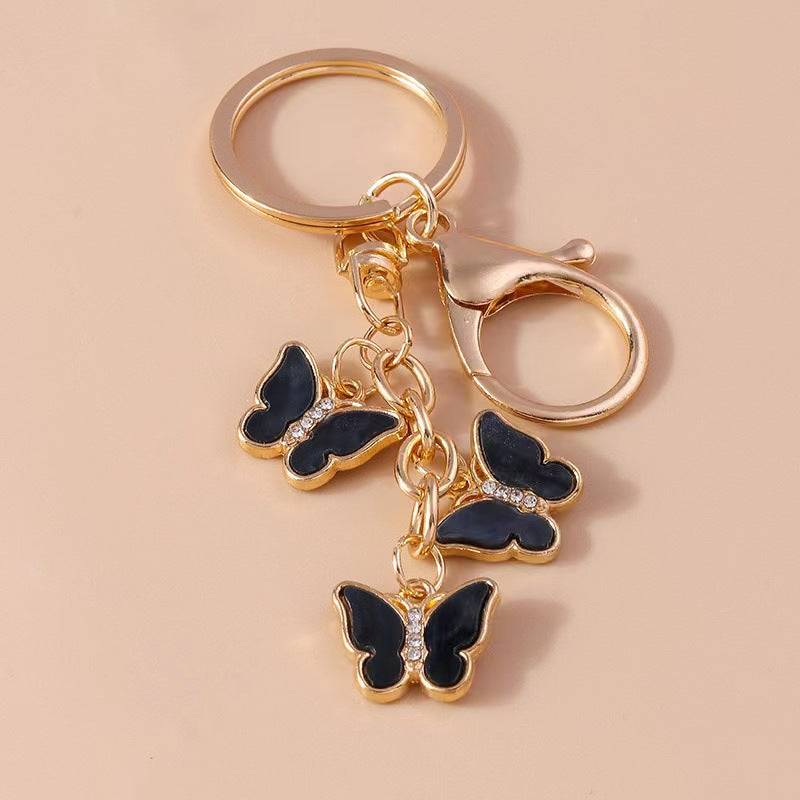 Wholesale Butterfly Zinc Alloy Keychains ACC-KC-YuanFei017