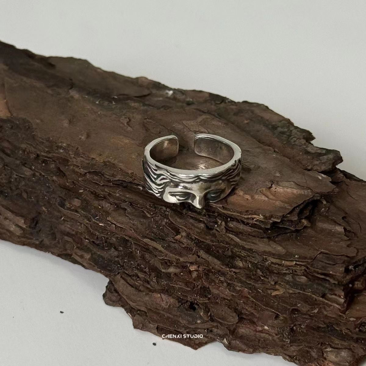 Wholesale  Venus half face ring  opening adjustable creative ring