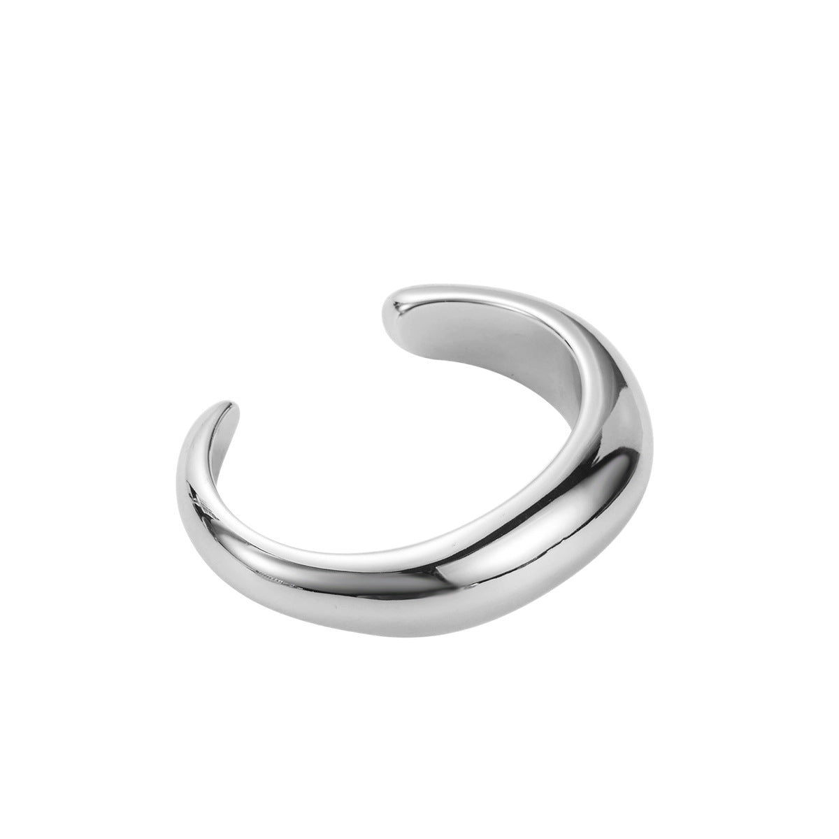 Wholesale oval pleated opening bracelet exaggerated  atmospheric bracelet