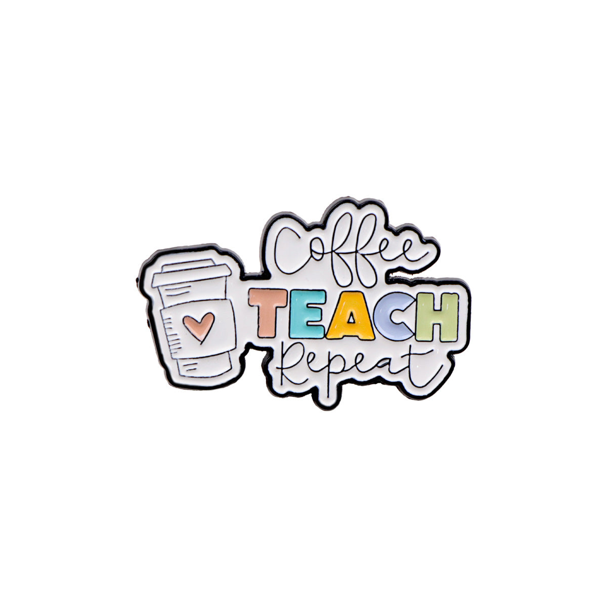 Wholesale Coffee quote brooches