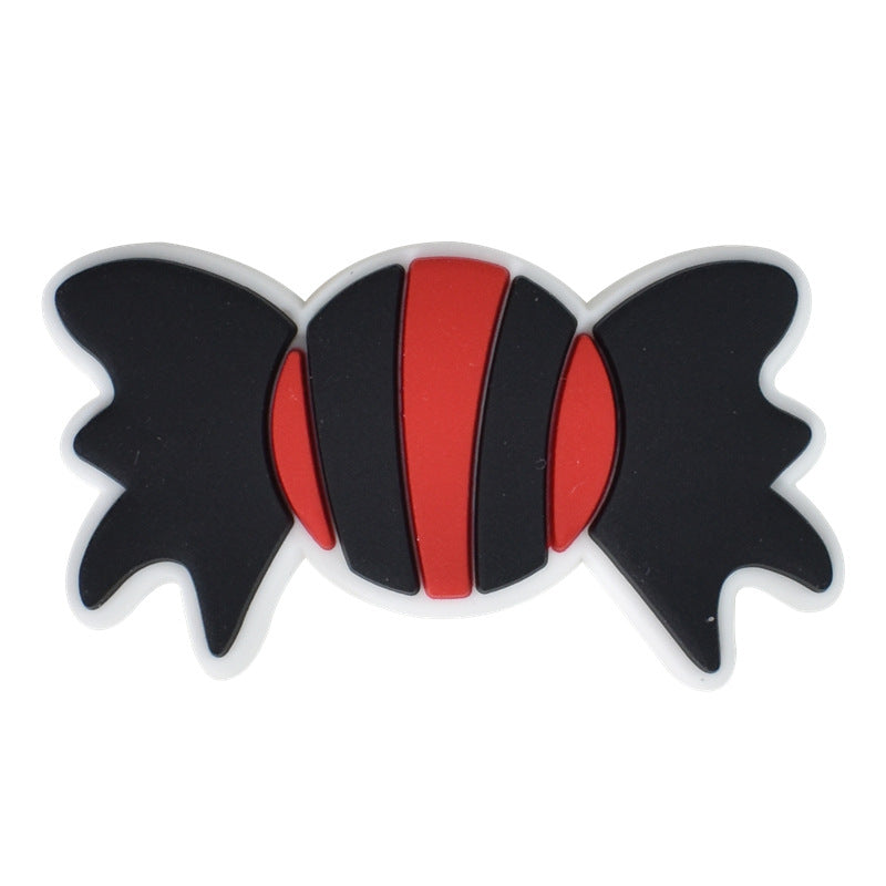 Wholesale Random 100pcs Halloween PVC Soft Rubber Shoe Buckle Decoration ACC-SC-RYY068