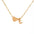 Wholesale light luxury love 18K gold stainless steel 26 letters necklace