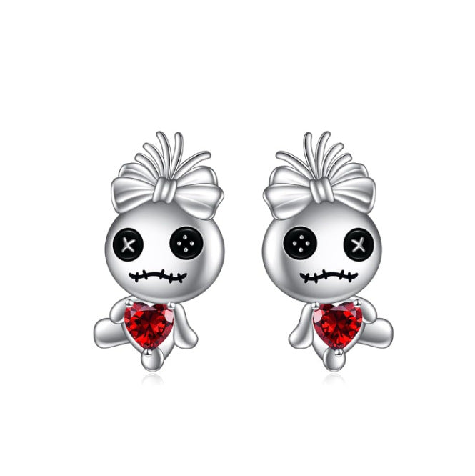 Wholesale Halloween Easter Ghost Face Ghost Cute Little Ghost Earrings