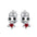 Wholesale Halloween Easter Ghost Face Ghost Cute Little Ghost Earrings