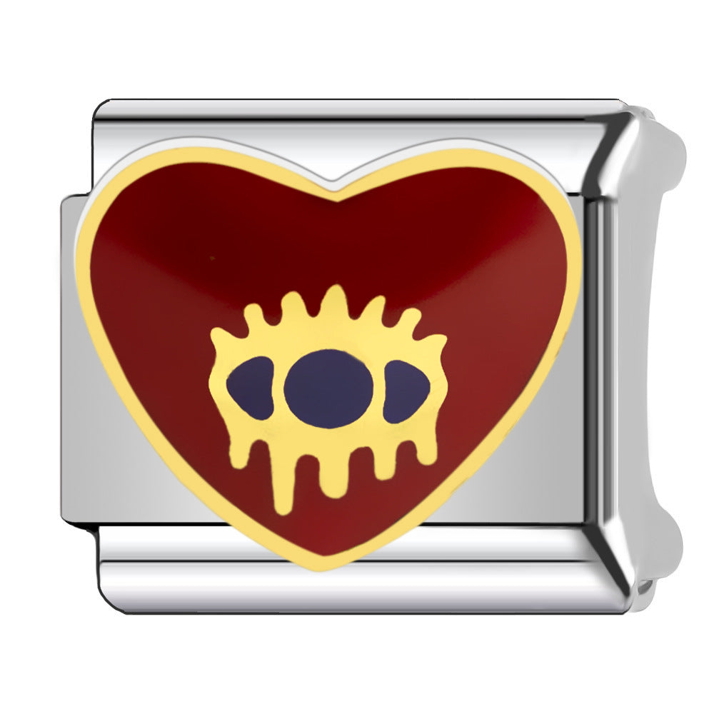 Wholesale   Italian Charm Bracelet 9mm DIY wedding Creative Stainless Steel Composable Bracelet