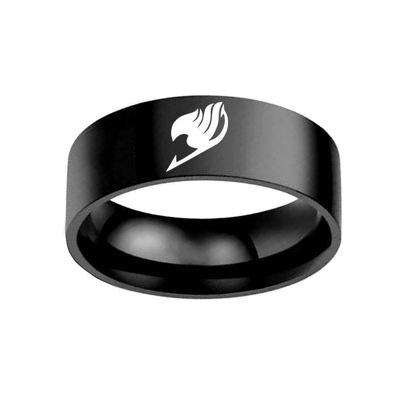 Wholesale anime peripheral stainless steel rings