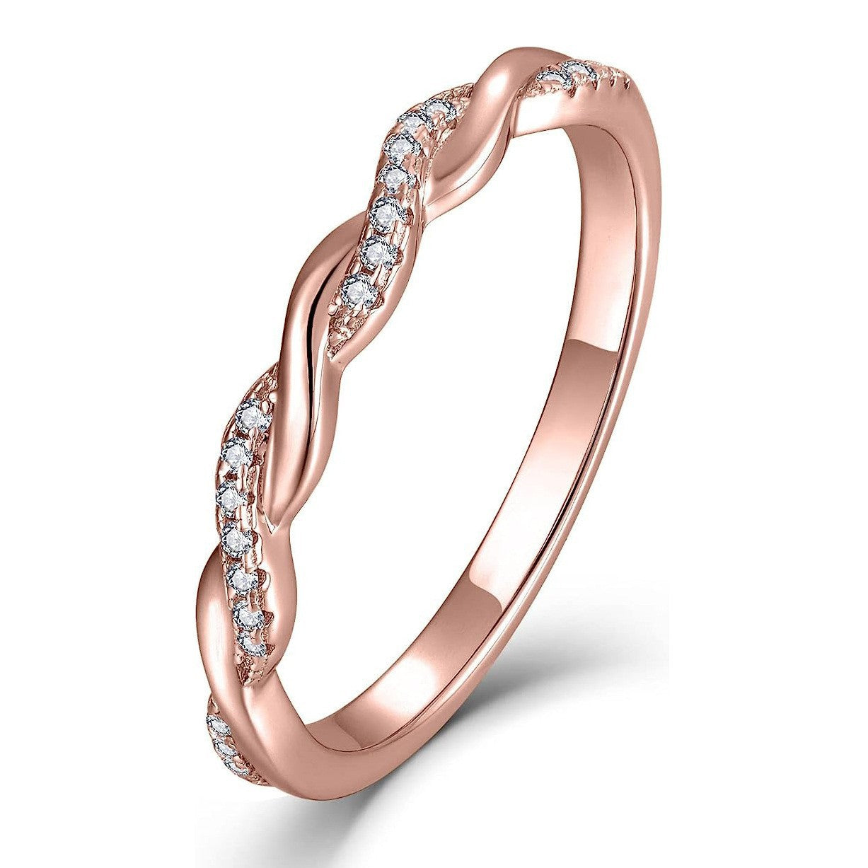 Wholesale s925 Sterling Silver Twist Ring