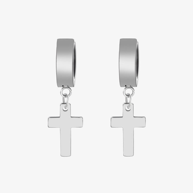 Wholesale Cross Pendant Earrings ACC-ES-BanLan002