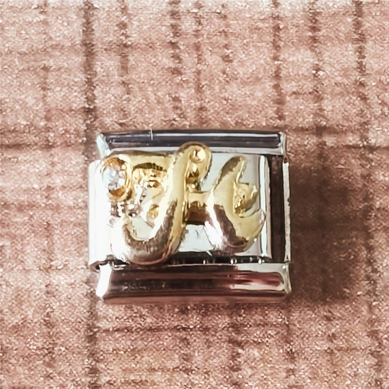 Wholesale Italian Charm Bracelet 9mm DIY Splicing Removable Stainless Steel Letter Composable Bracelet ACC-BT-XY067