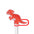 Wholesale  10pcs Cartoon Dinosaur 10mm PVC Soft Straw Tube Cap