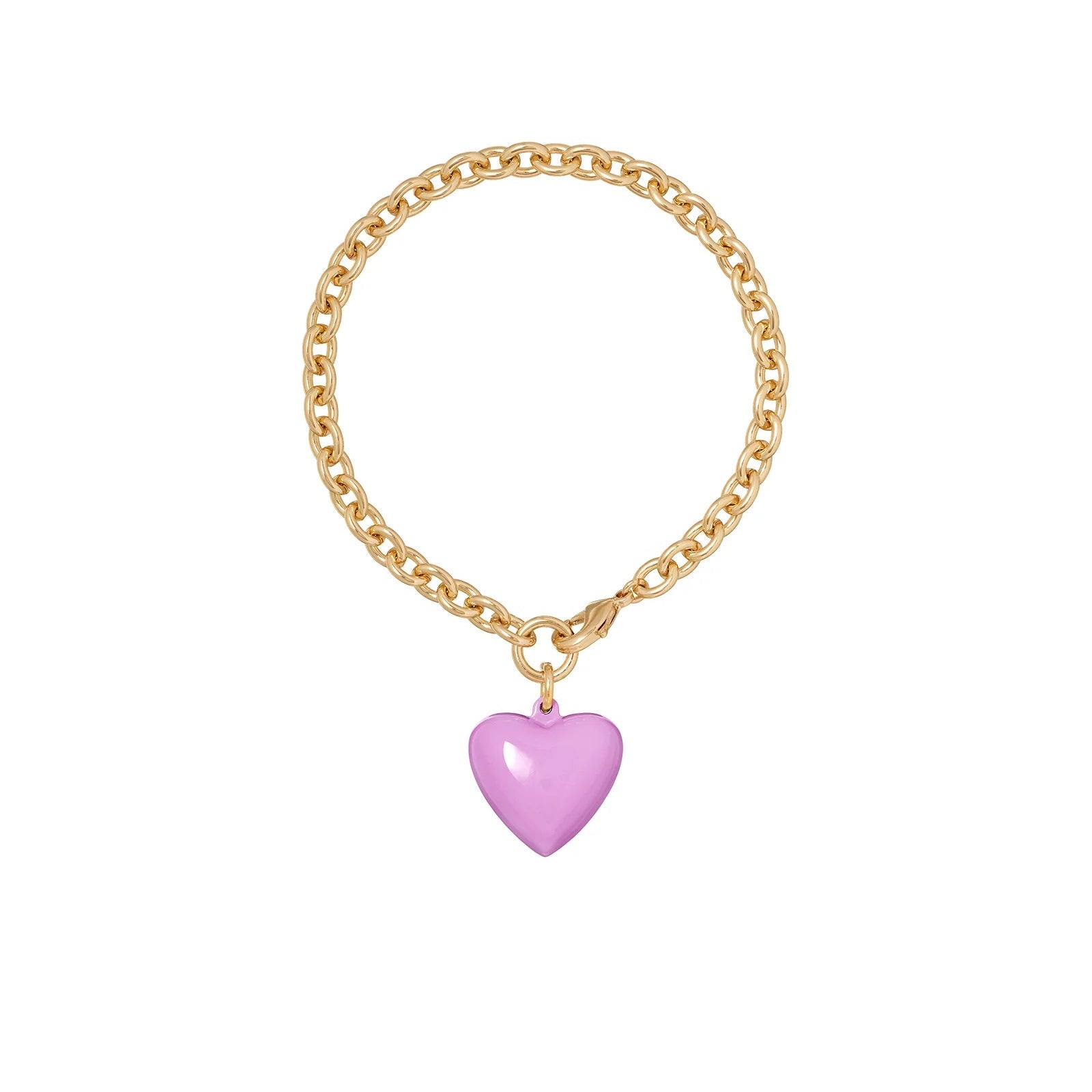 Wholesale Love Oil Drop Bracelet Colorful Titanium Steel Transparent 18K Gold Bracelet