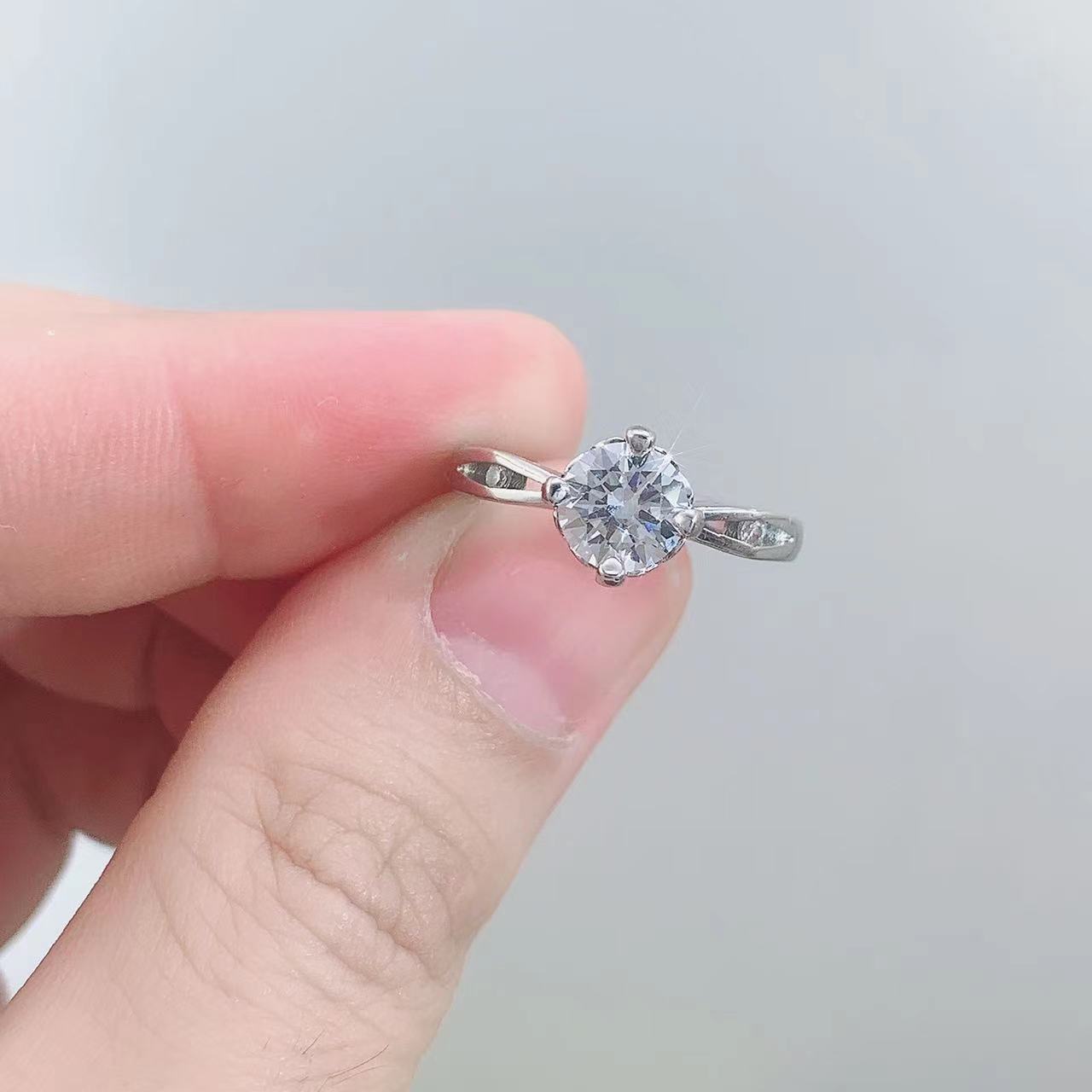 Wholesale Moissanite Diamond Adjustable Rings ACC-RS-Qichuang006