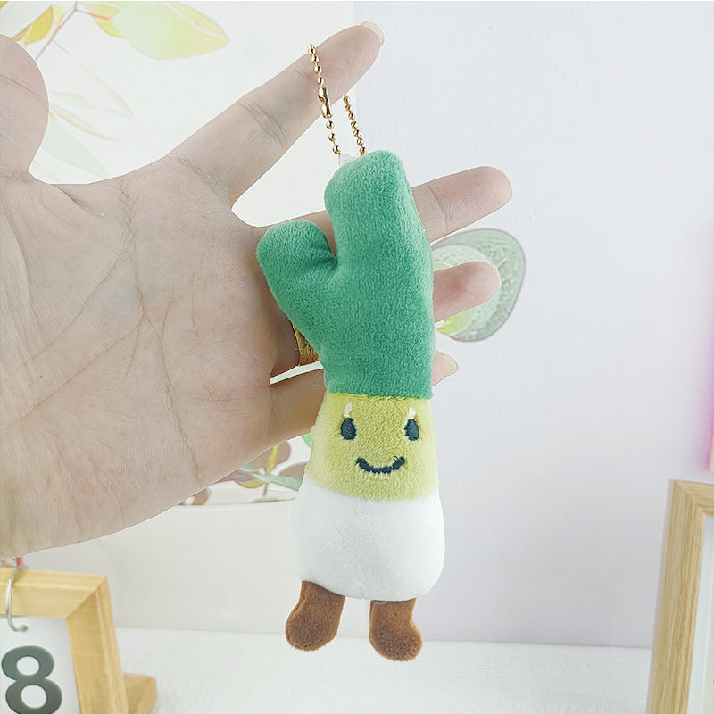 Wholesale Cute Broccoli Vegetable Plush Doll Keychain ACC-KC-Jiaq004