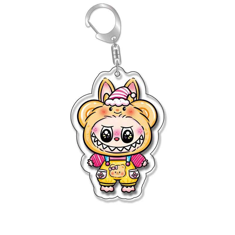 Wholesale  Little Sheep Keychain Cute Cartoon Acrylic Keychains ACCVIP