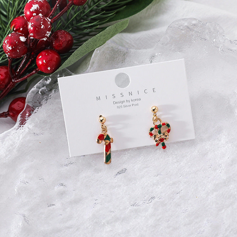 Wholesale S925 Silver Needle Christmas Earrings ACC-ES-QingLian001