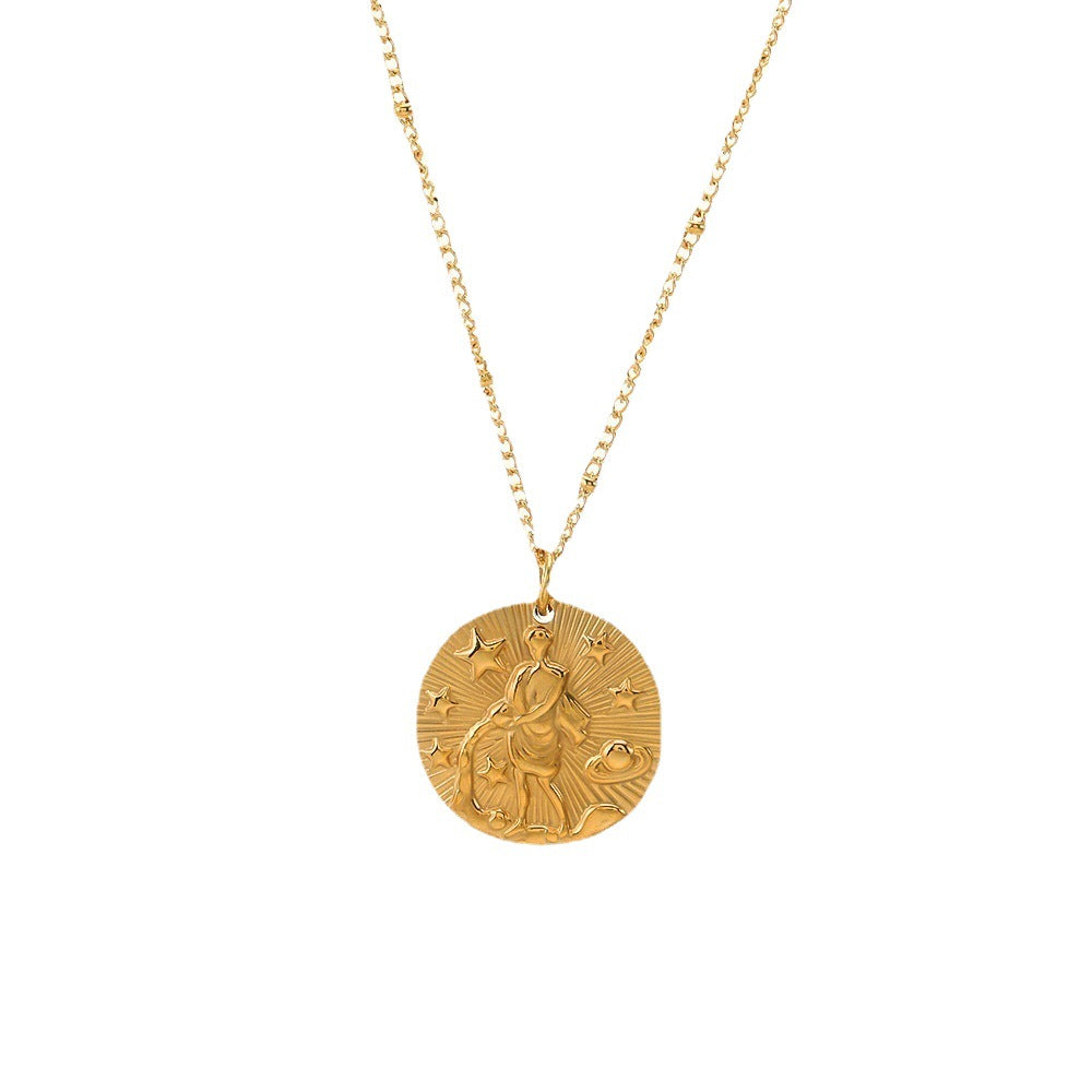 Wholesale Twelve Constellations Stainless Steel Necklace