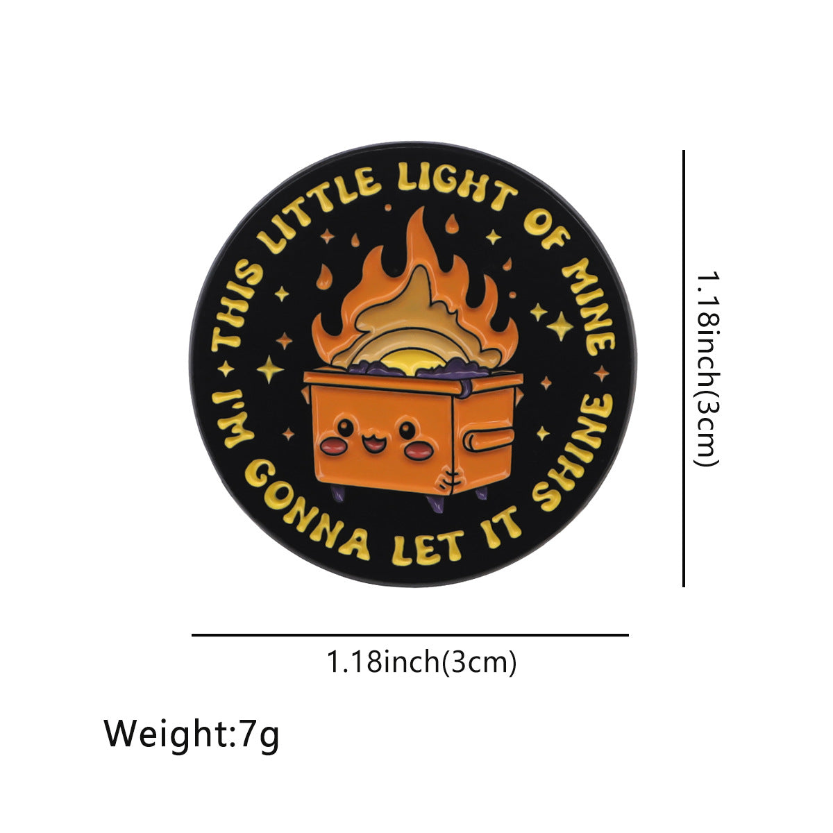 Wholesale Trash Quotations Brooch