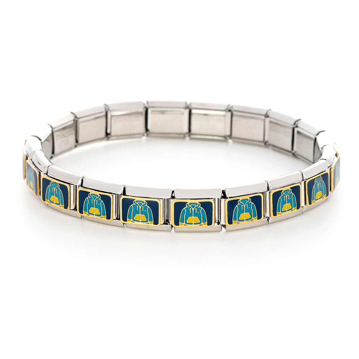 Wholesale Italian Charm Bracelet 9mm DIY Splicing Cartoon  Stainless Steel Composable Bracelet