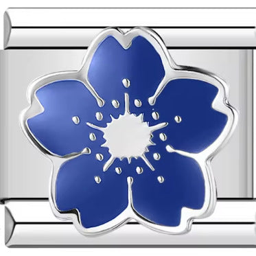 Wholesale Italian Charm Bracelet 9mm DIY Splicing Peach Blossom Black Cat Stainless Steel Composable Bracelet