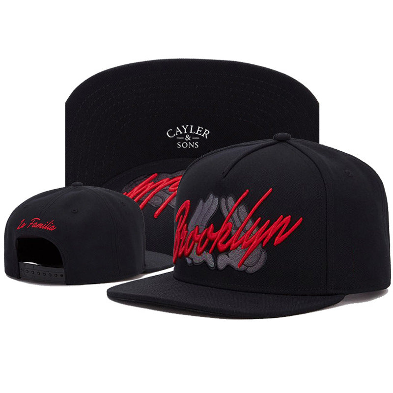 Wholesale Flat Brim Hat American Street Hip Hop Straight Hat Baseball Cap ACC-HT-Huiyu010