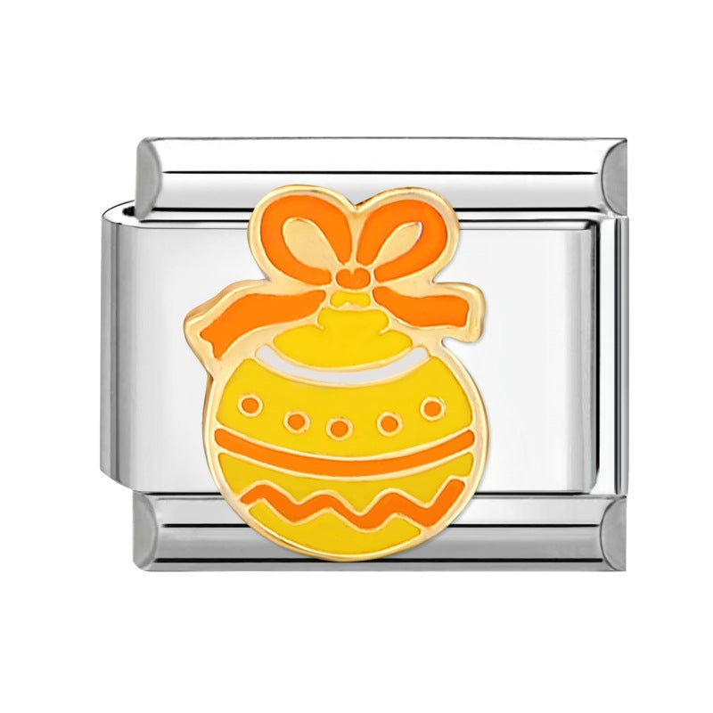 Wholesale Italian Charm Bracelet 9mm DIY Splicing Christmas Stainless Steel Composable Bracelet