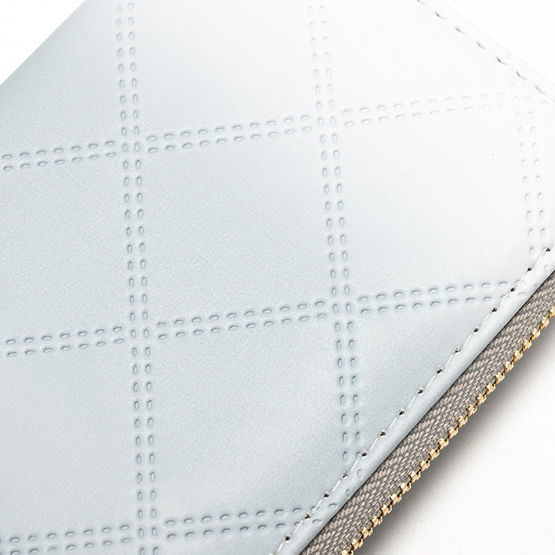 Wholesale PU Multicolor Long Clutch Bag Large Capacity Wallet ACC-WT-Kuans010