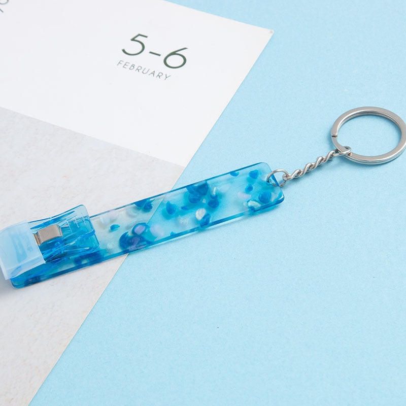 Wholesale ATM Contactless Card Reader Long Nail Card Reader Fur Ball Keychain ACC-KC-JinHao002