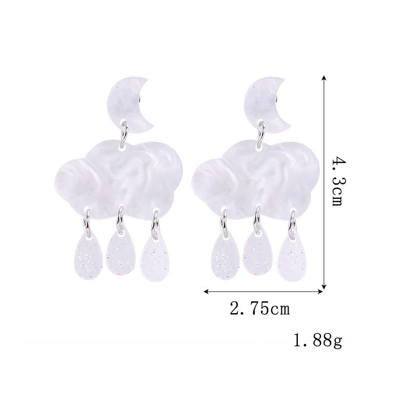 Wholesale LGBT Pride Month Rainbow Alloy Earrings ACC-ES-BinLi002