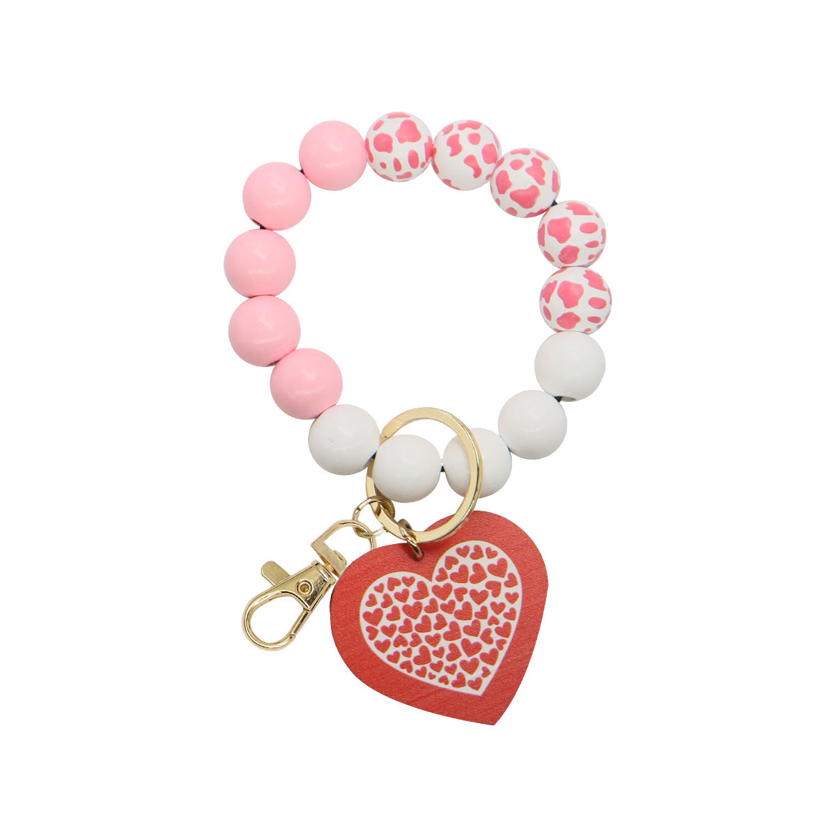 Wholesale  Valentine's Day LOVE wooden beads bracelet