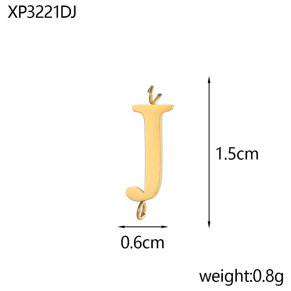 Wholesale Stainless Steel 26 Letter Pendant