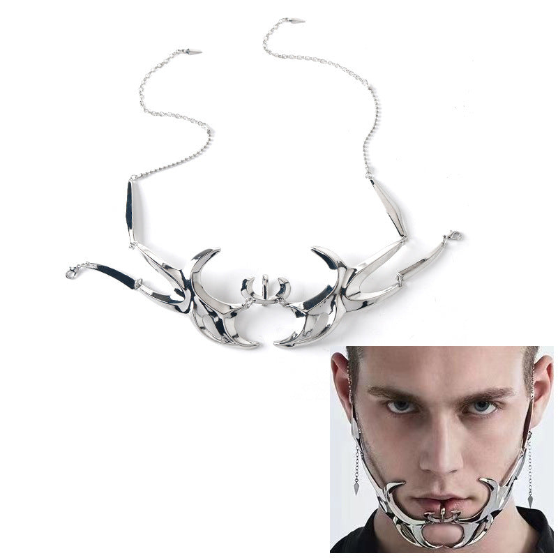 Wholesale Punk Style Alien Mechanical Lip Ring Face Decoration ACC-DS-HX001